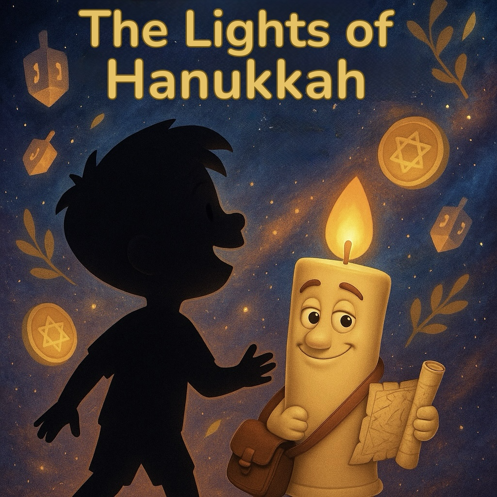 Hanukkah Story Cover - Template