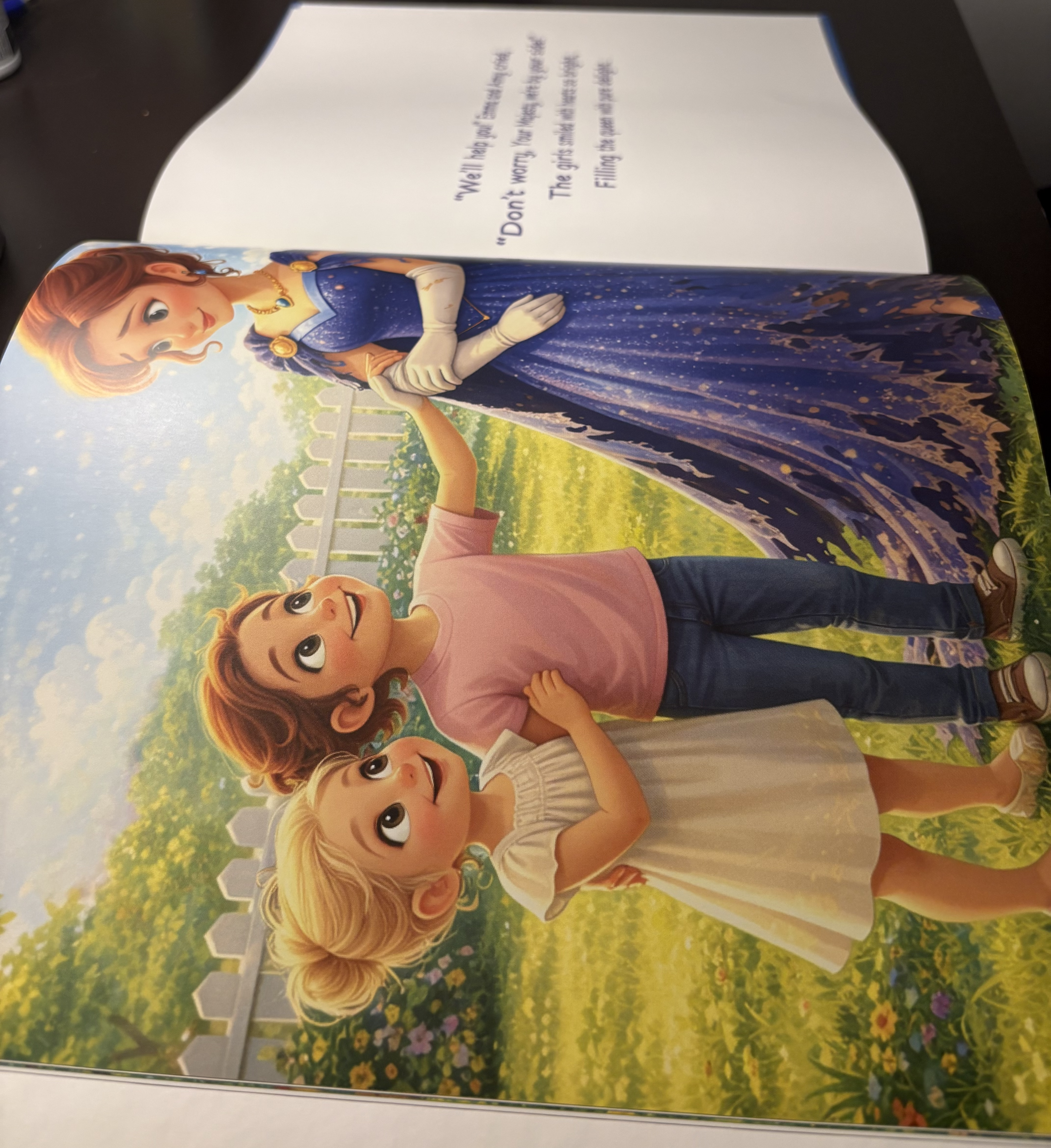 Princess book photoshoot